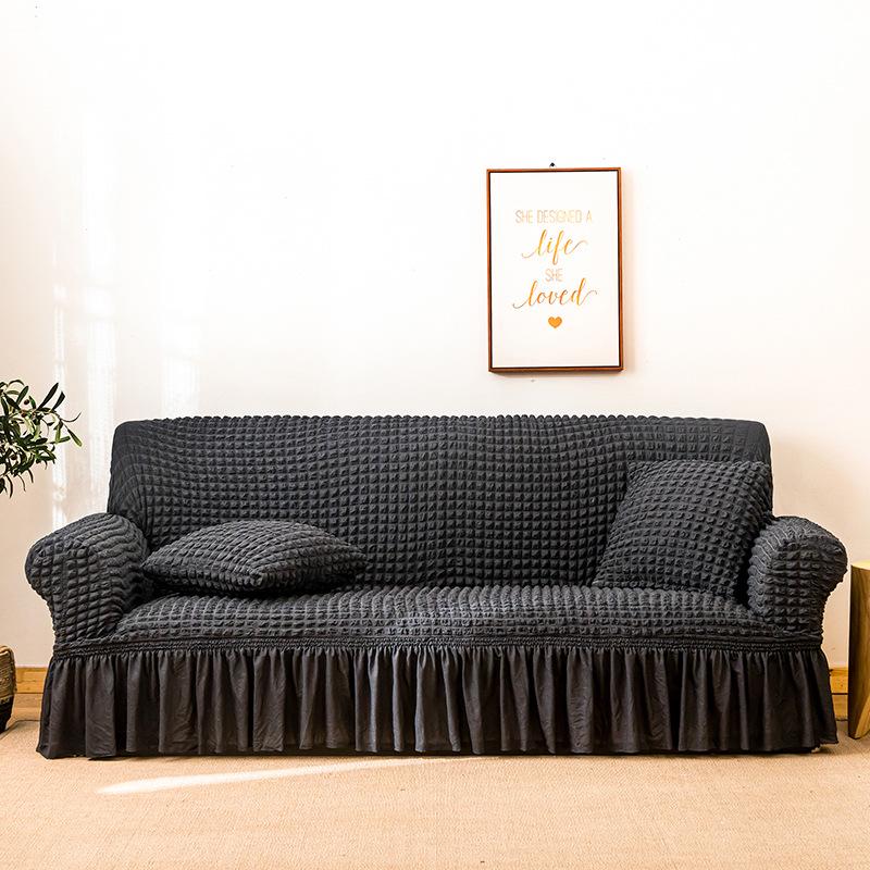 Anti-Slip Lace Gauze Sofa Cover - Thickened, Dustproof, All-Season Protection