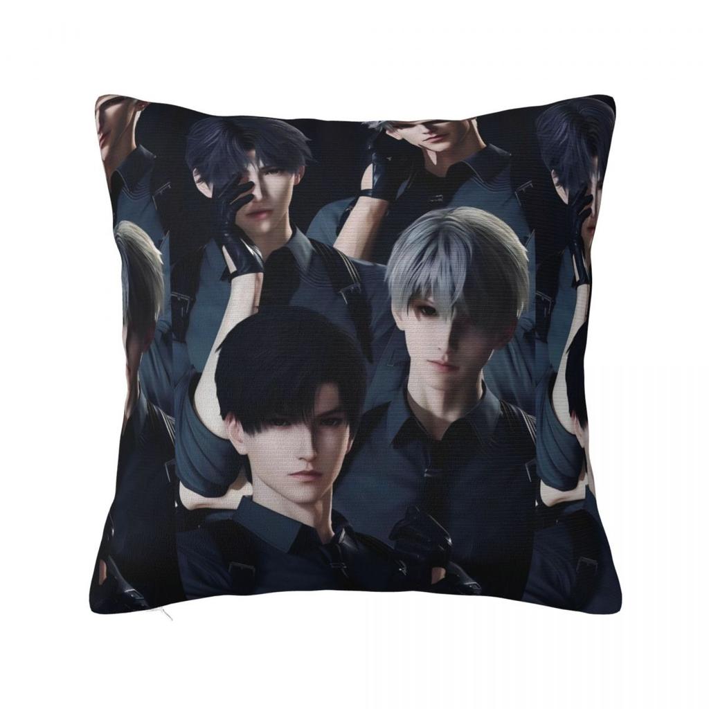 Love And Deepspace Pillow Covers Polyester Home Rafayel Cushion Case Funny Home Decoration Pillowcase 4545