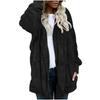 Women Winter Warm Coat Jacket Outwear Ladies Cardigan Coat Double Sided Velvet Hooded Coat