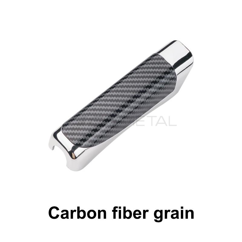 SEAMETAL Universal Car Handbrake Cover Carbon Fiber Auto Handbrake Grips Protector Interior Hand Brake Decoration Accessories