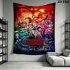 Stranger Things J Wall Hanging Printed Fabric Blanket Decorative Tapestries for Bedroom Living Room Home Decor