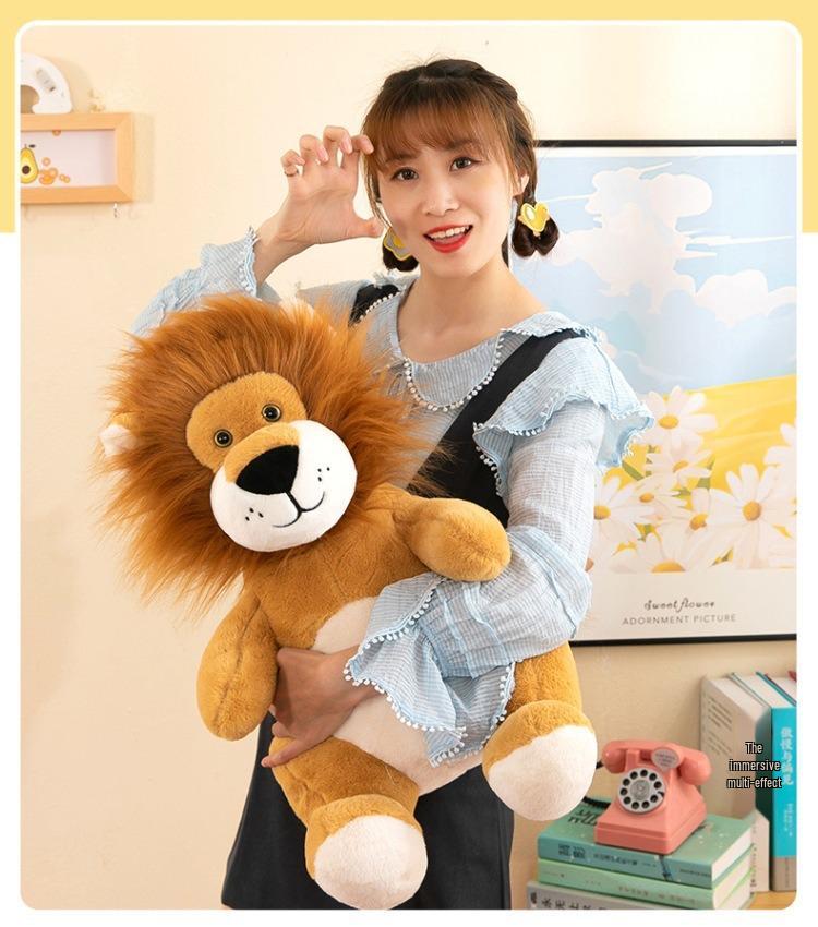 Jungle Animal Plush Lion Doll - Birthday Gift