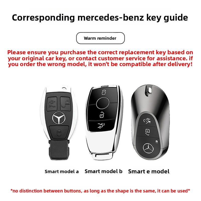 Auto Smart Schlüsselhülle Abdeckung Für Mercedes Benz C E S Klasse GLC CLE EQE W206 W214 W223 S350 S400 S450 E300 Schlüsselanhänger Fob