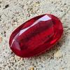 50.00 Ct Natural Mozambique Red Ruby Oval Cut Certified Loose Gemstone