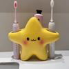 Cute Starfish Toothbrush Holder,Cartoon Bathroom Organizer for Electric Toothbrush & Toiletries,Kawaii Home Decor Gift for Kids
