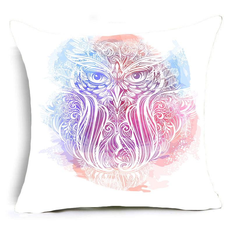 

New Owl Pillow Cover Home Sofa Pillow Cover 45*45cm