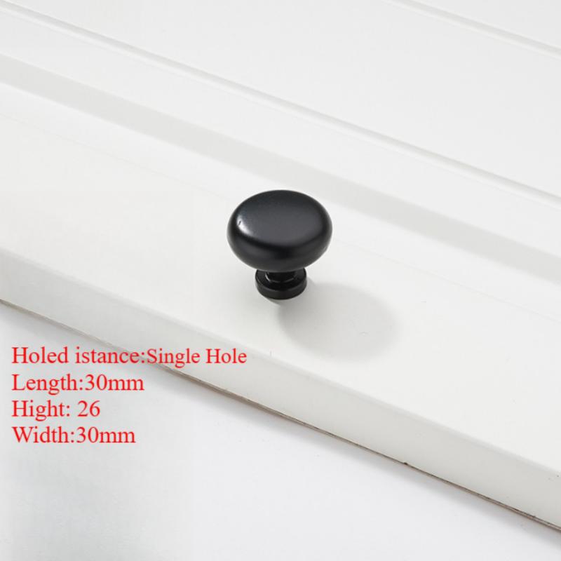 1/5pcs Black Cabinet Handles Solid Kitchen Cupboard Pulls Drawer Knobs Furniture Hardware Cabinet Pulls Cupboard Handles Knobs