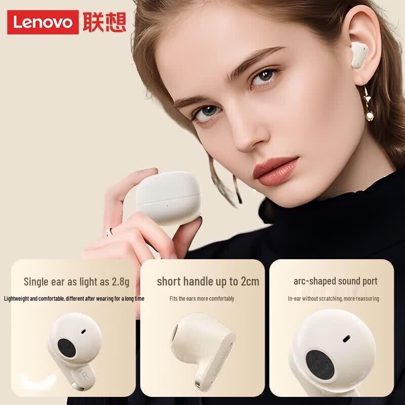 Lenovo EA150 Half In-Ear Bluetooth 5.4 Wireless Earbuds