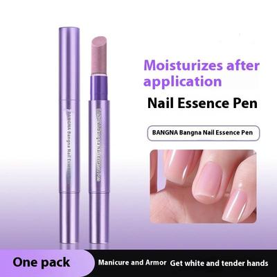 3In1 Ceramic Nail Cuticle Oil Brighten Moisturizing Nail Cuticle Remover Pen Prevent Nail Damage Manicure Care Tool