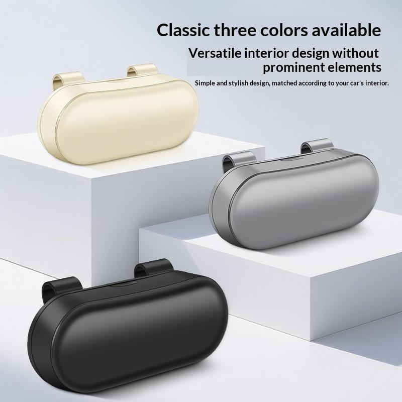 Cutie Ochelari Auto Suport Portabil Ochelari de Soare Auto Suport Ochelari de Condus Carcasă Ochelari Cutie Depozitare Multifuncțională Parasolar