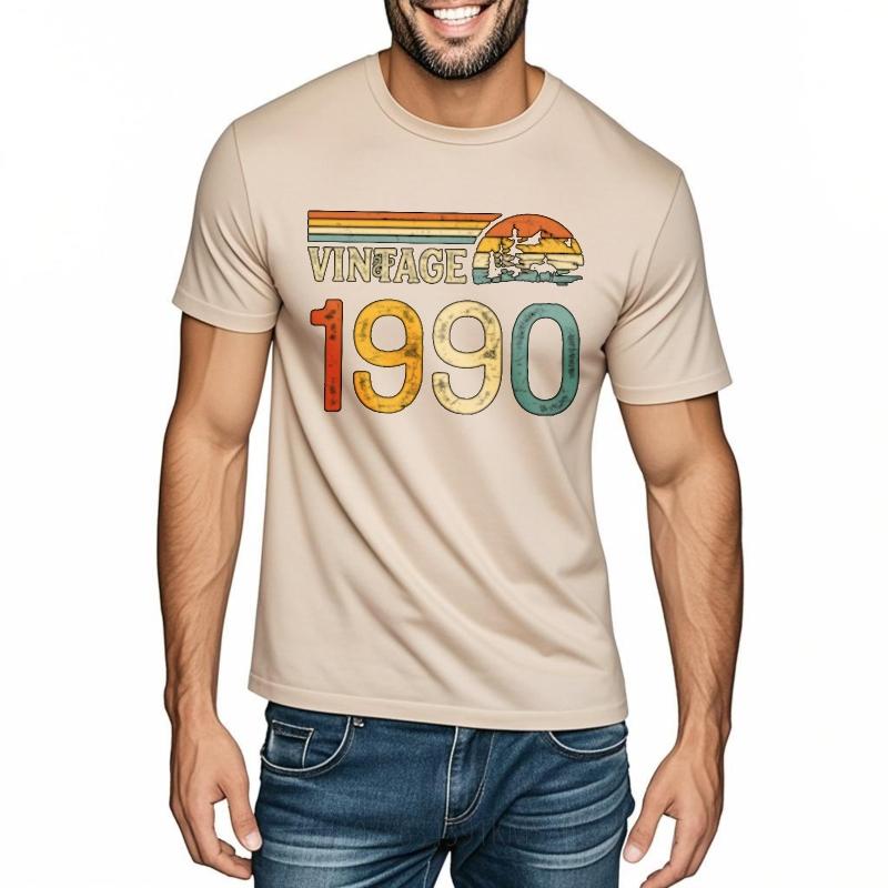Minimalist Tshirt Workout For Her Oneck Tshirt Vintage 1990 Sunset Landscape Design Minimalist For Men Tshirt Trendy Tshirt