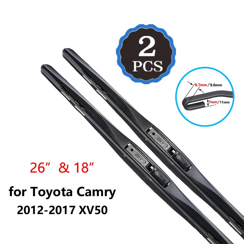 for Toyota Camry XV20 XV30 XV40 XV50 XV70 XV 20 30 40 50 70 1997~ 2011 2017 Wipers Blade Car Accessories Windshield Wipers