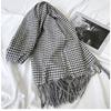 Scarf Women's Autumn and Winter New Imitation Cashmere Plaid Fringed Shawl Couple Thickened Scarf Warm Windproof Neck Scarf Casual Outdoor