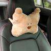 Bear Car Headrest Pillow Car Supplies Waist Cushion New Auto Accessories