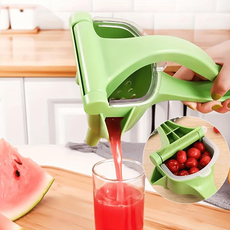 1 st Multifunktionell Manuell Frukt Citron Mini Juicer Handhållen Icke-Elektrisk Press