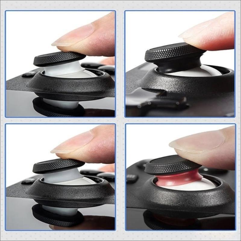 8pcs Silicone Joysticks Protector Rings Analogs Stick Defense Rings Gaming Accessories Suitable for P5 Controllers