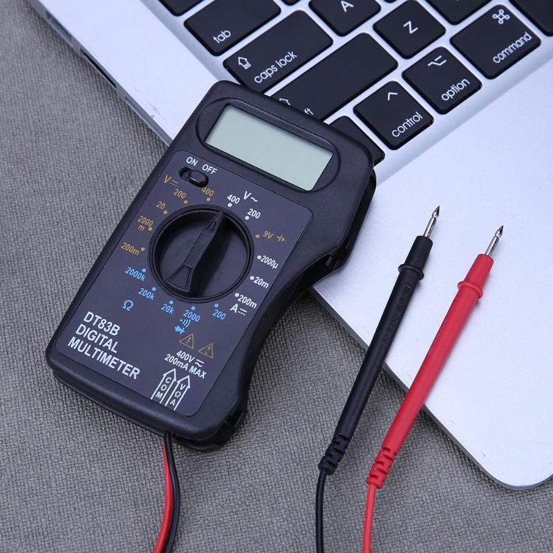 Portable Digital Multimeter Mini Pocket Ammeter Voltmeter Volt Ohm Meter Te UK