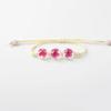 b22 Multicolored Creativity Glass Dried Exquisite Cherry Blossoms Hand-made Dried Flower Bracelets Multiple Flower Weave Jewelry