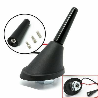 3cm Schwarze Auto Dachantenne Radio AM FM Signale Antennen Mit 3 Stück Adaptern M4 /M5 /M6 Außen Ersatzteile Universelle Passform