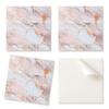 Zestaw Kafelków Winylowych Podłogowych Wzór Marmurowy Z Akcentami 20X20X20 Cm