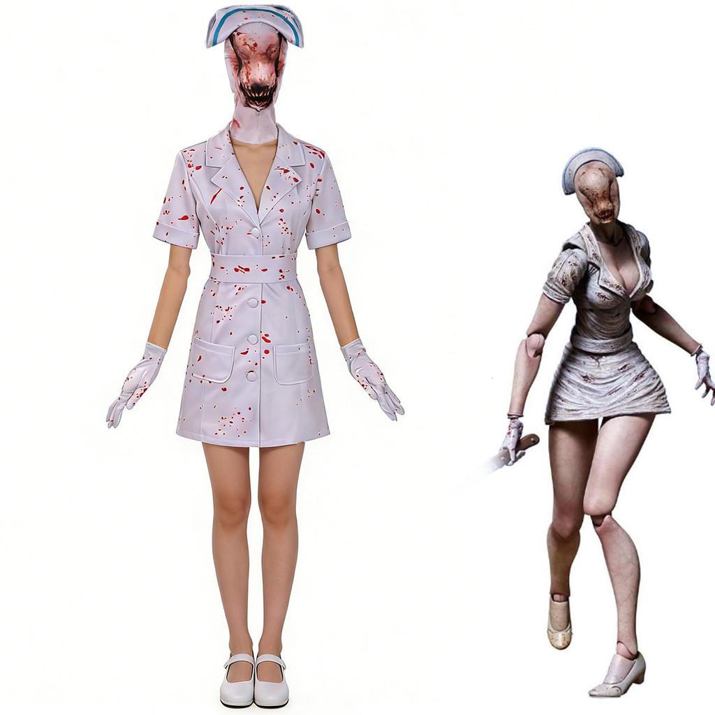 Kostým sestřičky ze Silent Hill na Halloween Hororové Role Play pro Dívky a Chlapce
