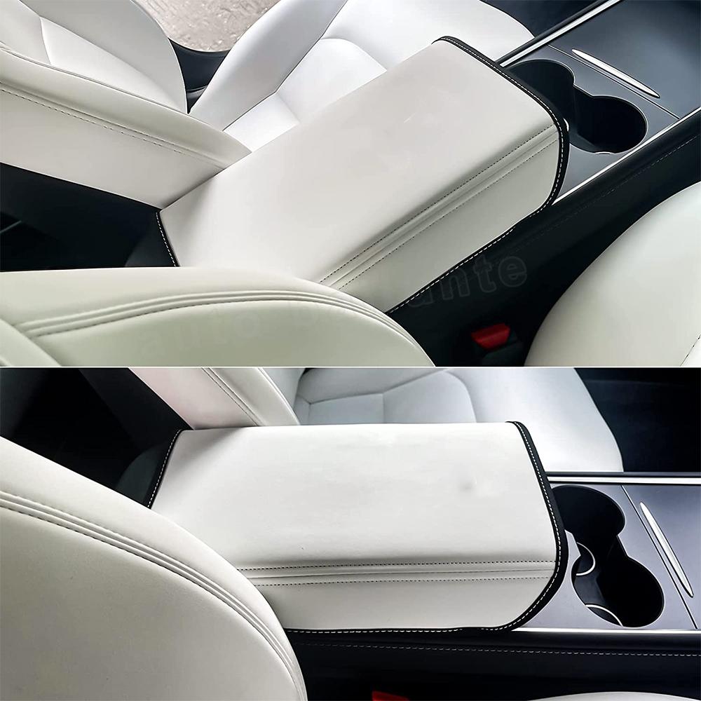 For Tesla Model 3 Model Y 2023 2022 -2017 Car Armrest Box Cover Central Control Armrest Decoration Interior Car