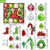 Grinch Elf Green Furry Monster Pine Cone Christmas Ornament