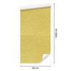 Yellow and cream glitter wallpaper for living room and bedroom 50x1000