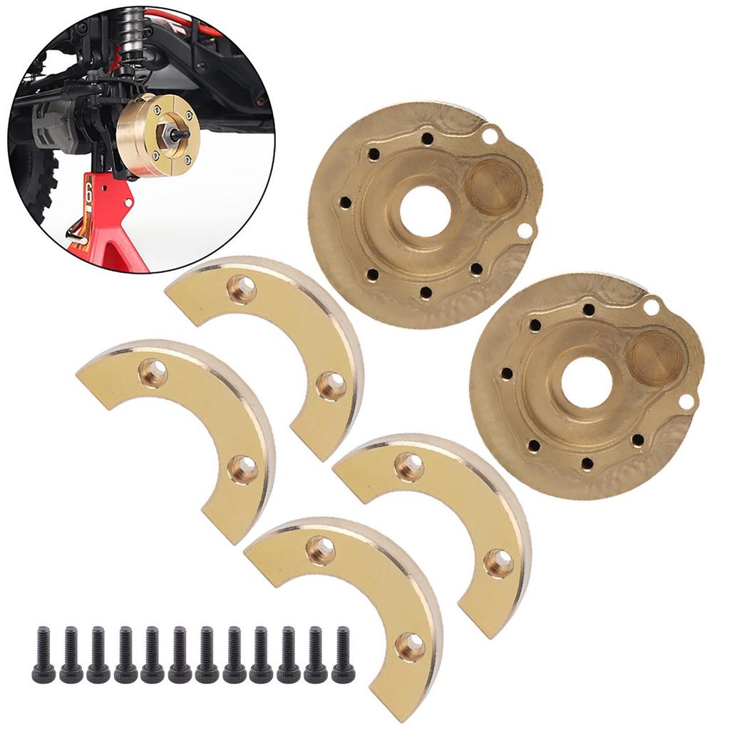 Universal Removable Front Rear Brass Counterweight Balance Weight Fit for TRAXXAS TRX4 RC Crawler