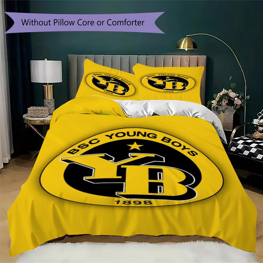 BSC Young Pattern Set Copripiumino Trapuntato Copripiumino Federa Decorazione per la Casa Regalo di Compleanno (1 * copripiumino + 2 * federe senza imbottitura)22