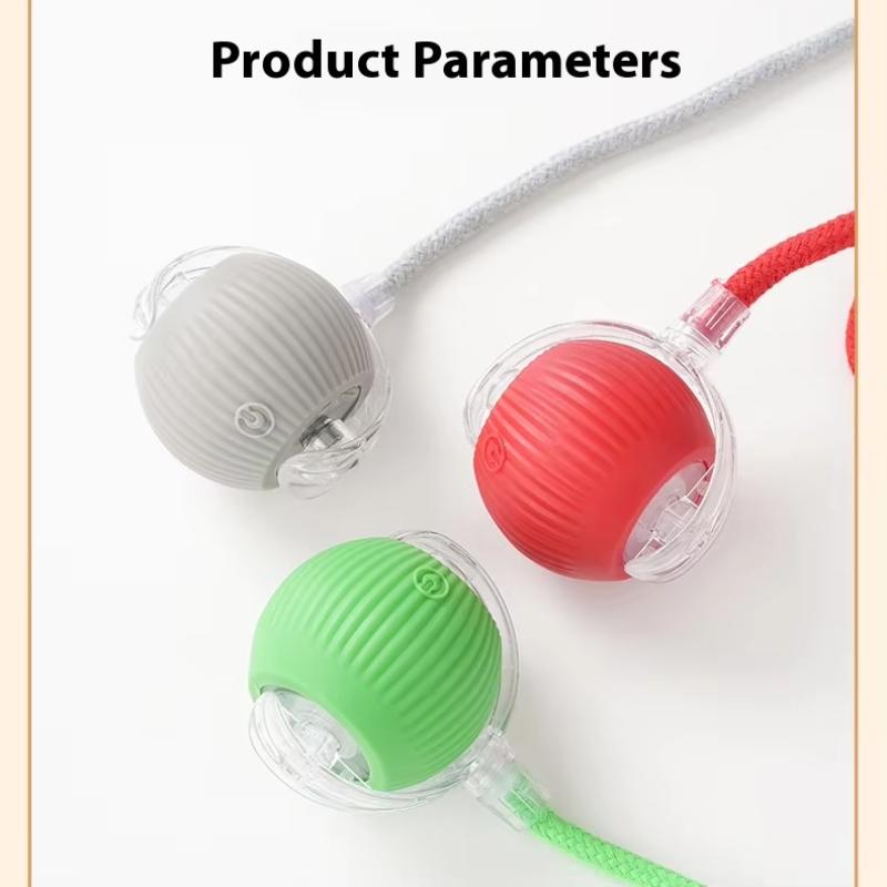 1 ST oppladbare katteleker Interaktiv Smart Pet Interaction Automatisk rullende ball leketøytilbehør for katter Elektriske hundeballting