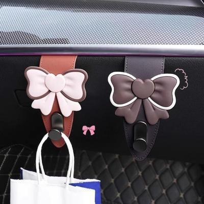 PU Car Seat Hook Multi Functional Car Storage Hook Vehicle Seat Back Hook  Handbag Holder