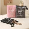 2PCS Storage Bag Handle Design Travel Laundry Bag With Zip Waterproof Oxford Reusable Storage Bag for Fitness Clothes Organizer