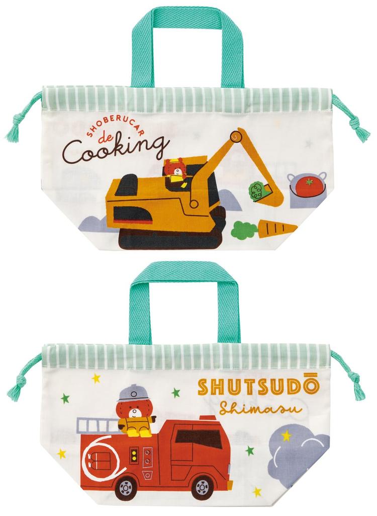 Skater Drawstring Lunch Made In Tomica and Tom Design KB7-A Children's Bag, Japan,