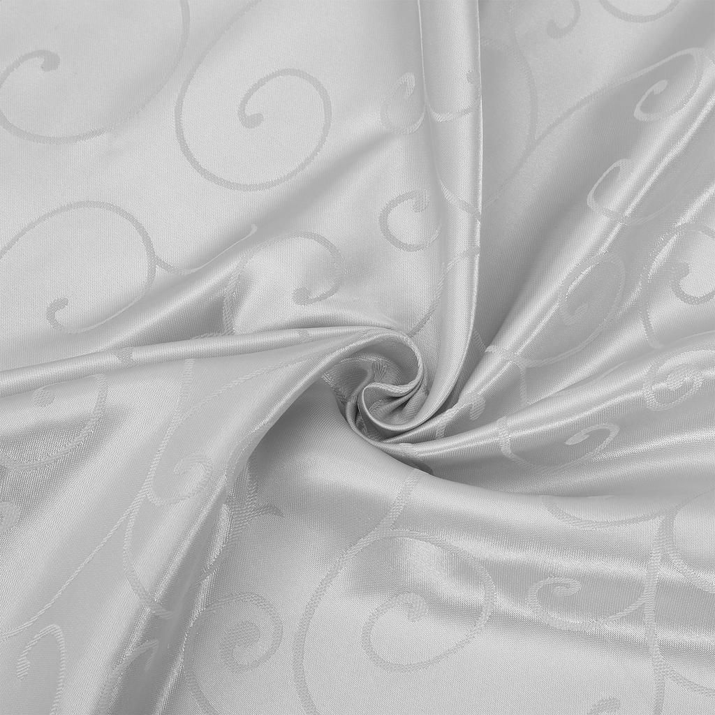 Jacquard Tablecloth Rectangle 87 by 55 Inches Spillproof Stain Resistant Polyester Table Protector for Indoor Outdoor Restaurant