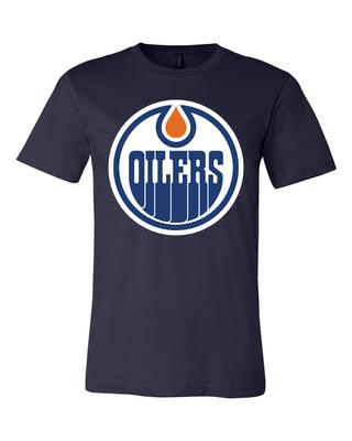 Edmonton Oilers Hauptteam Logo Shirt S-6XL Sendungsverfolgung!! Unisex-T-Shirts