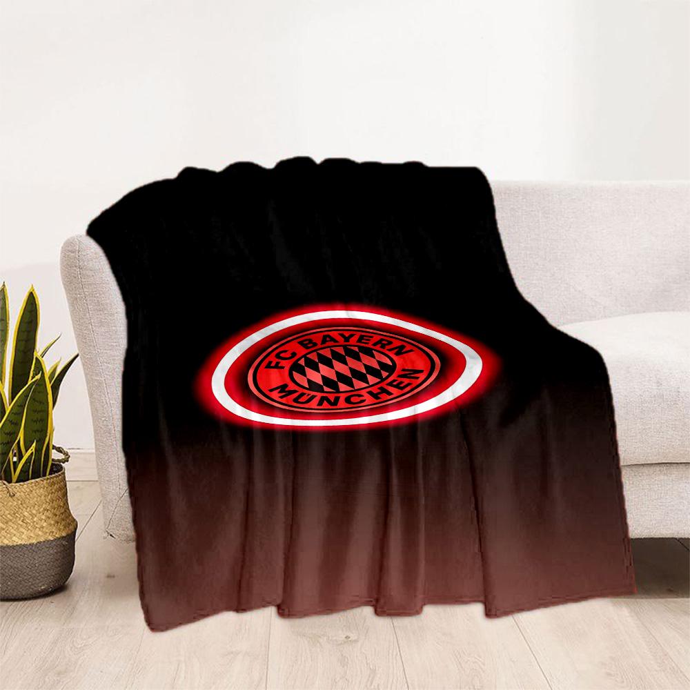 Bayern Munich Blanket Soft Warm Cozy Perfect for Picnics Office Bedding Four Seasons Universal Stylish Decor Suitable for Gifting Relatives and Friend