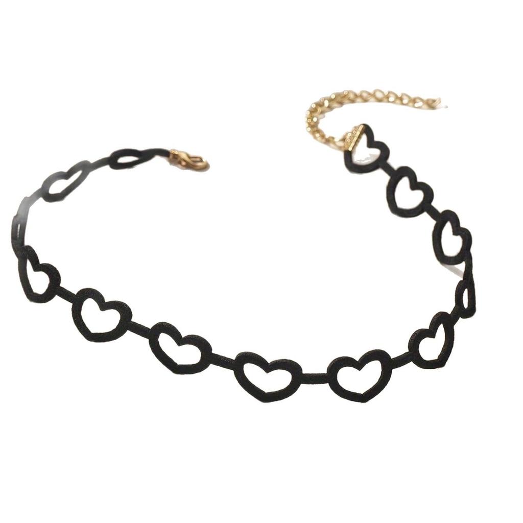 Necklace love lace retro collarbone chain neck chain punk loli collar women's vacation party