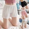 Losse driepuntsbroek voor dames, plus maat veiligheidskorte broek, casual thuisbroek