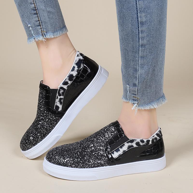 2023 Jarní Dámské Ležérní Flitrované Baleríny Velké Velikosti