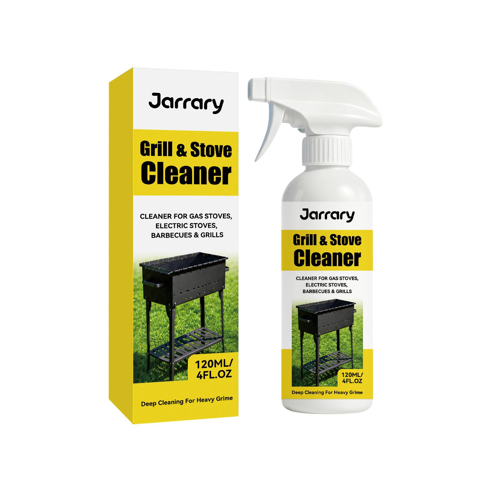 Jarrary Barbecue stove cleaner Kitchen heavy grease remover, carbonized scale cleaner, no-disassembly cleaning agent