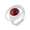 Silver Ring with Natural Ammolite 2.825ct (2130413)