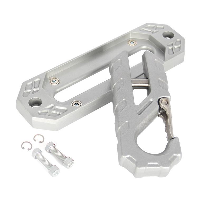 Winch Guide 40cr Off-Road Vehicle Front Bar Guide Tow Hook For Tank 300 Modification Accessories серебряный