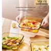 VISIONS Corning Crystal Clear Square Glass Baking Dish
