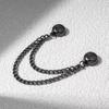 2Pcs Magnetic Clothing Clips with Chain Multi-Function Metal Clothes Magnet Pins Men Women Scarf Shirt Sleeve Pants Button Clip Accessories