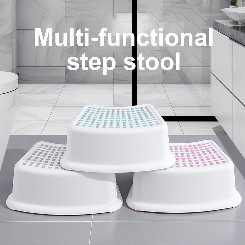 Squatting Toilet Stools Non-slip Bathroom Potty Step Stool Ergonomic and Stable Squatting Stools Heavy Duty Potty Stool for Kids