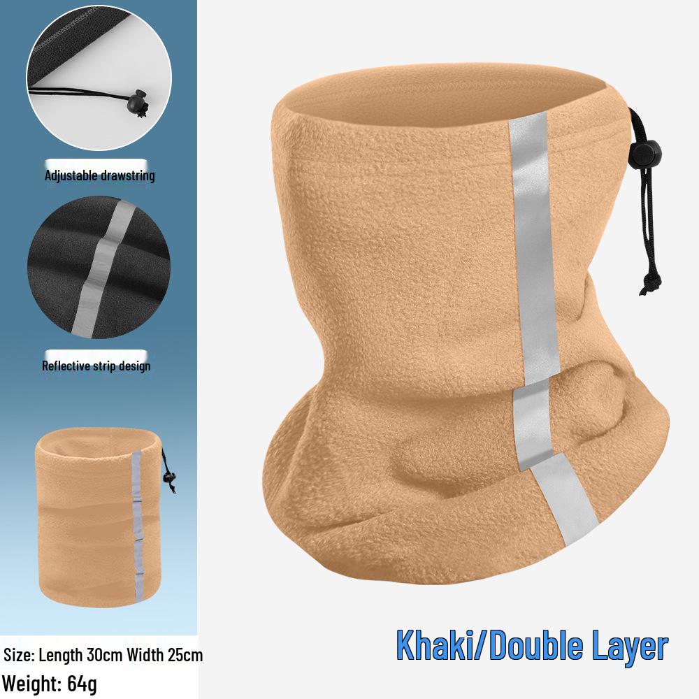 Adjustable Multifunctional Neck Warmer: Windproof Skiing & Cycling Gaiter for Autumn & Winter
