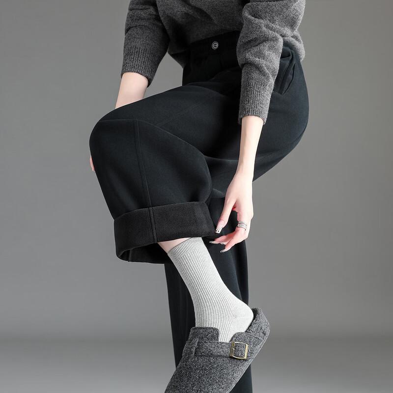 Demana Women's Winter Warm Wide-Leg Fleece Pants