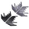 2pcs Universal Car Air Flow Fender Hood Intake Vent Cover Trim Carbon Fiber Side Wing Decals Body Ventilation Sticker