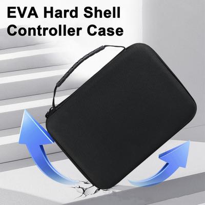Storage Box for Xbox Controllers Dual Controller Storage with Zippered Mesh Pocket Portable Case Gaming Accessories